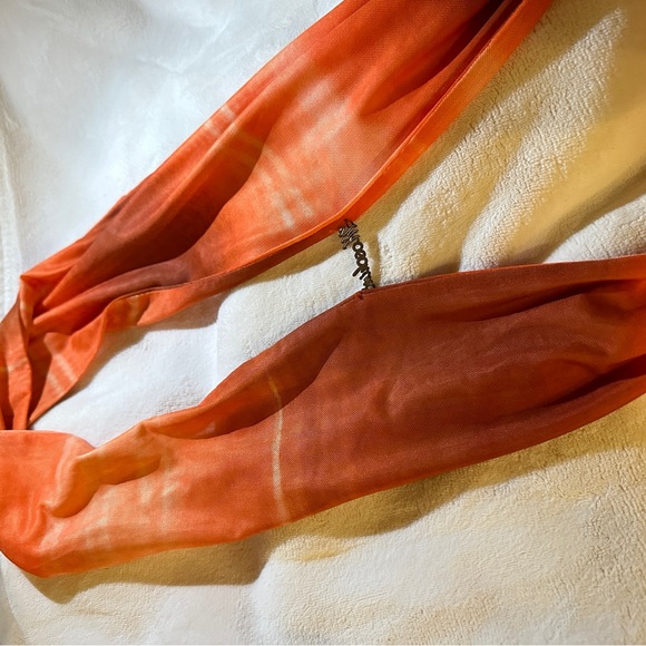 I.AM.GIA style orange dress |iamgia style y2k boho - Picture 5 of 6